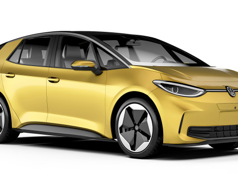 Volkswagen ID3 2024 3D Model