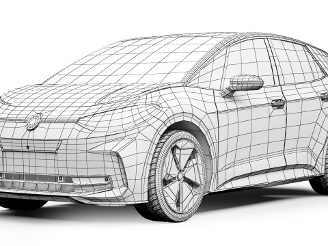 Volkswagen ID3 2024 3D Model