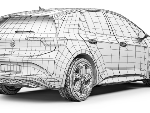 Volkswagen ID3 GTX 2025 3D 모델