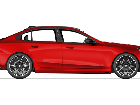 Sport car M5 G60 2025 3Dモデル