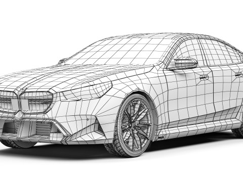 Sport car M5 G60 2025 3Dモデル