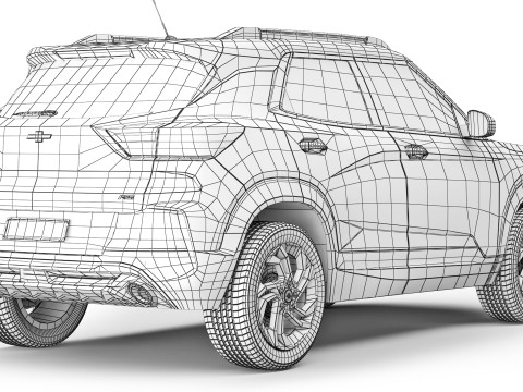 Chevrolet Trailblazer RS 2024 3D 模型