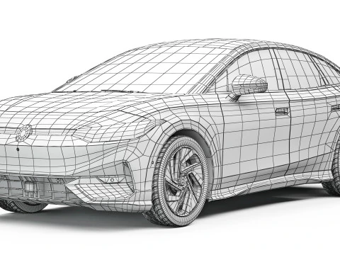 Volkswagen ID7 2024 3D Model