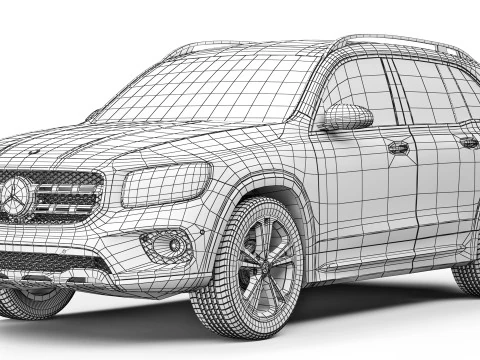 Mercedes-Benz GLB 2020 3D Model