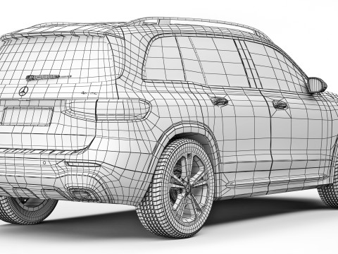 Mercedes-Benz GLB 2020 3D 모델
