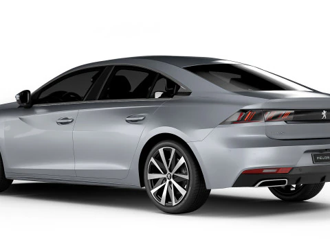 Peugeot 508 2019 3D Model