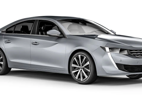 Peugeot 508 2019 3D Model