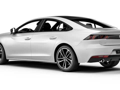 Peugeot 508 GT 2019 3D Model