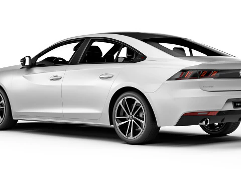 Peugeot 508 GT 2019 3D Model