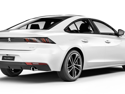 Peugeot 508 GT 2019 3D Model