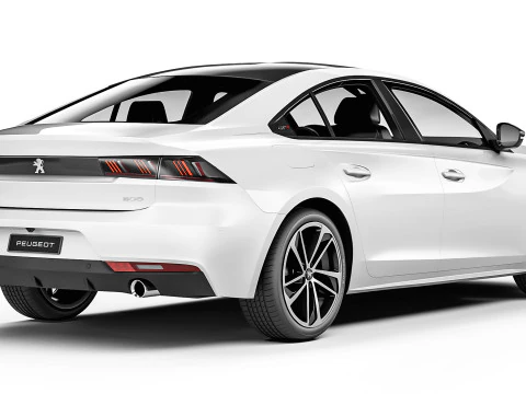 Peugeot 508 GT 2019 3D Model