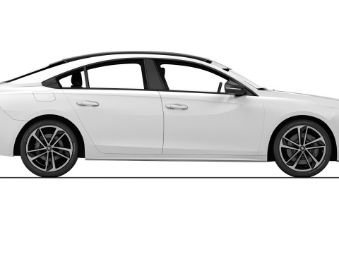 Peugeot 508 GT 2019 3D Model