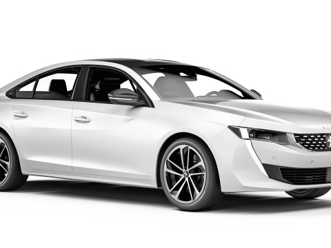 Peugeot 508 GT 2019 3D Model