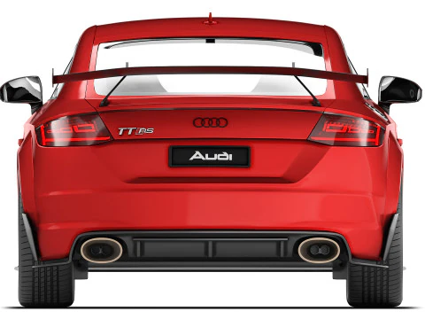 Audi TT RS performance parts 2017 3D Model
