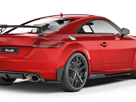 Audi TT RS performance parts 2017 3D Model