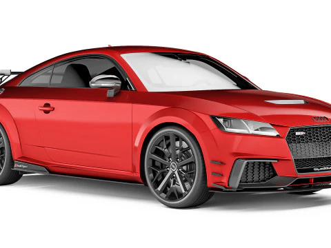 Audi TT RS performance parts 2017 3D Model