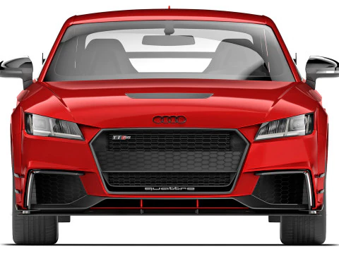 Audi TT RS performance parts 2017 3D Model
