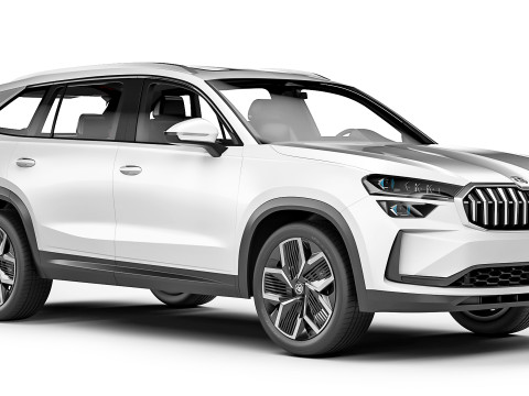 Skoda Kodiaq 2024 Modèle 3D