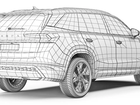 Skoda Kodiaq Sportline 2024 3D Model