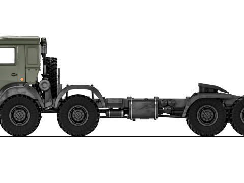Kamaz 6350 Mustang 2005 Modèle 3D