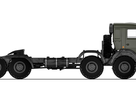Kamaz 6350 Mustang 2005 Modèle 3D