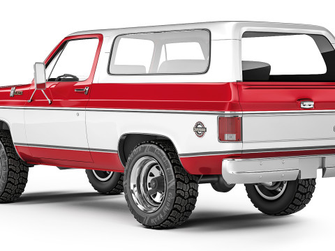 Chevrolet K5 Blazer 1976 Modelo 3D
