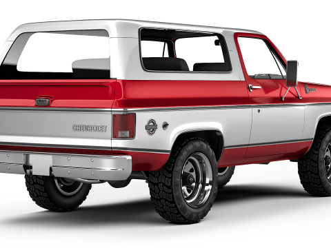 Chevrolet K5 Blazer 1976 Modelo 3D