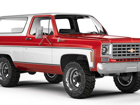 Chevrolet K5 Blazer 1976 Modelo 3D