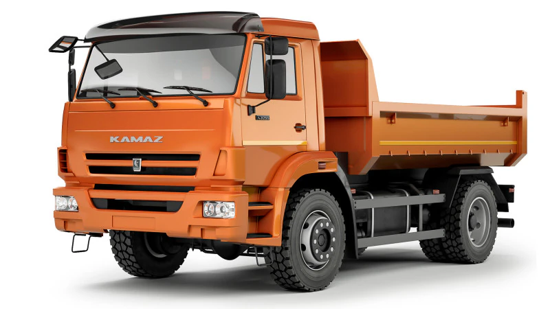 Kamaz 43255 dump truck 2019 3D Model .c4d .max .obj .3ds .fbx .stl .blend 