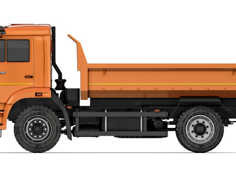 Kamaz 43255 dump truck 2019 3Dモデル