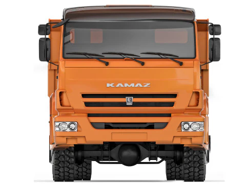 Kamaz 43255 dump truck 2019 3D Model
