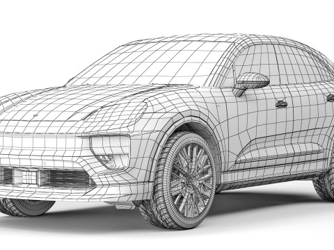 Porsche Macan 2025 3D Model