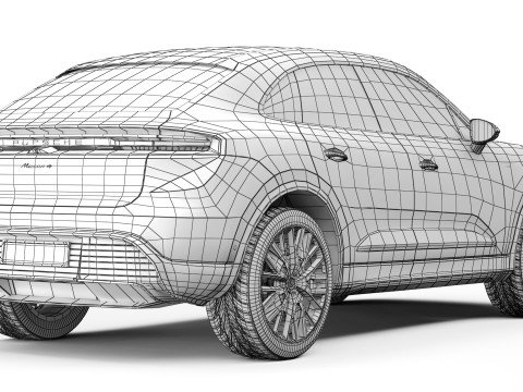 Porsche Macan 2025 3D Model