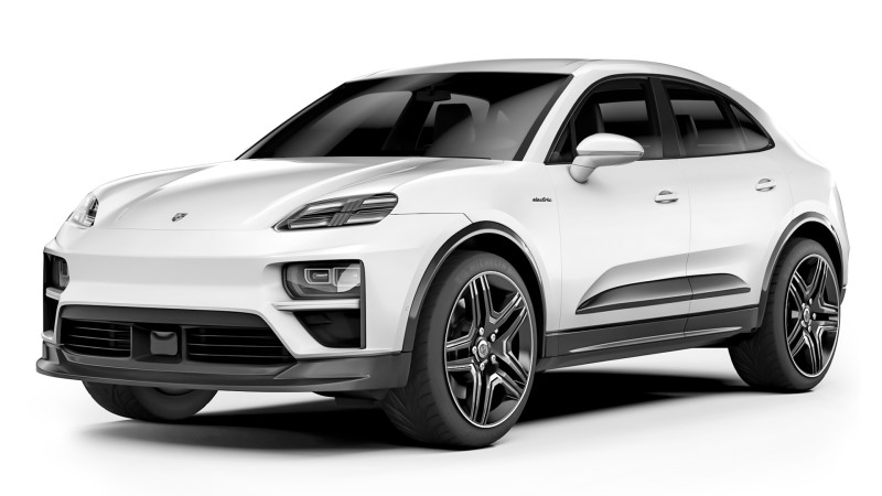 Porsche Macan Turbo 2025 3Dモデル .c4d .max .obj .3ds .fbx .stl .blend