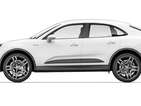 Porsche Macan Turbo 2025 3D Model
