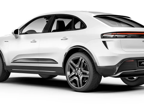 Porsche Macan Turbo 2025 3D Model