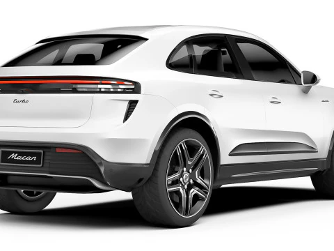 Porsche Macan Turbo 2025 3D Model