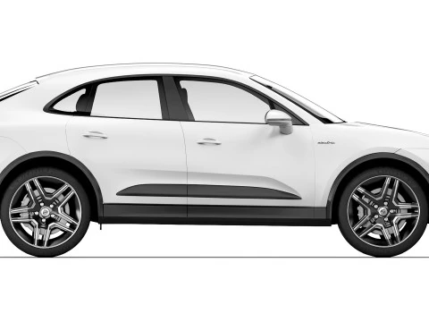 Porsche Macan Turbo 2025 3D Model