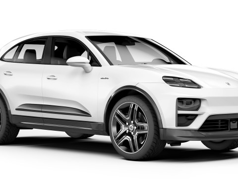 Porsche Macan Turbo 2025 3Dモデル