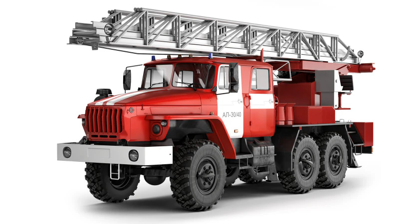 Ural 4320 AL 30-40 2018 3D Model .c4d .max .obj .3ds .fbx .stl .blend