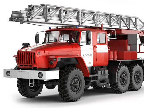 यूराल 4320 एएल 30-40 2018 3D मॉडल