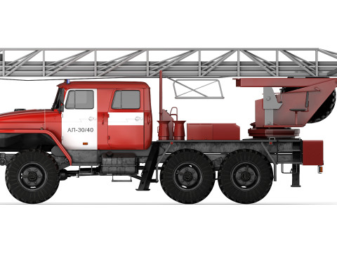 Ural 4320 AL 30-40 2018 3Dモデル