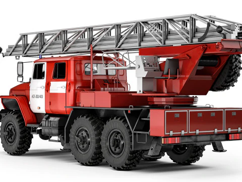 Ural 4320 AL 30-40 2018 3D Model