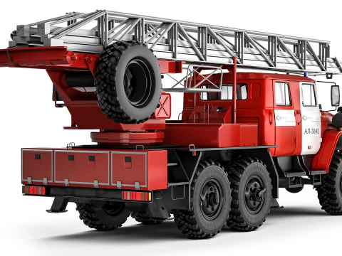 Ural 4320 AL 30-40 2018 3D Model