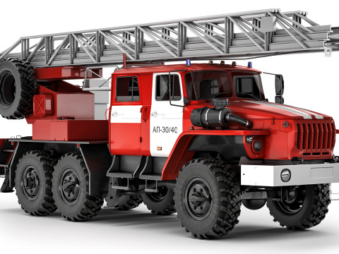 Ural 4320 AL 30-40 2018 3Dモデル