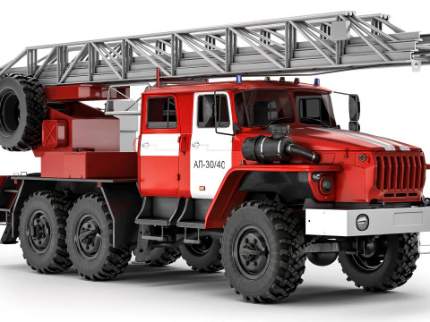 Ural 4320 AL 30-40 2018 3D Model