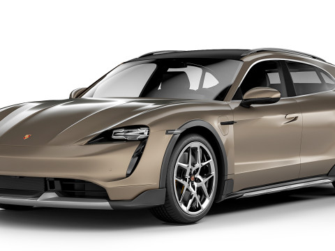 Porsche Taycan Turbo S Cross Turismo 2021 3D Modell