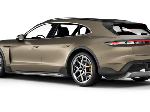 Porsche Taycan Turbo S Cross Turismo 2021 Modello 3D