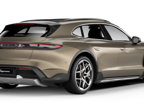 Porsche Taycan Turbo S Cross Turismo 2021 3D Model