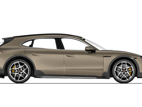 Porsche Taycan Turbo S Cross Turismo 2021 3D Model